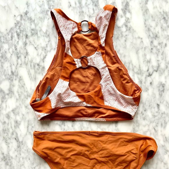 Aerie high neck bikini top and bottom - Picture 5 of 6